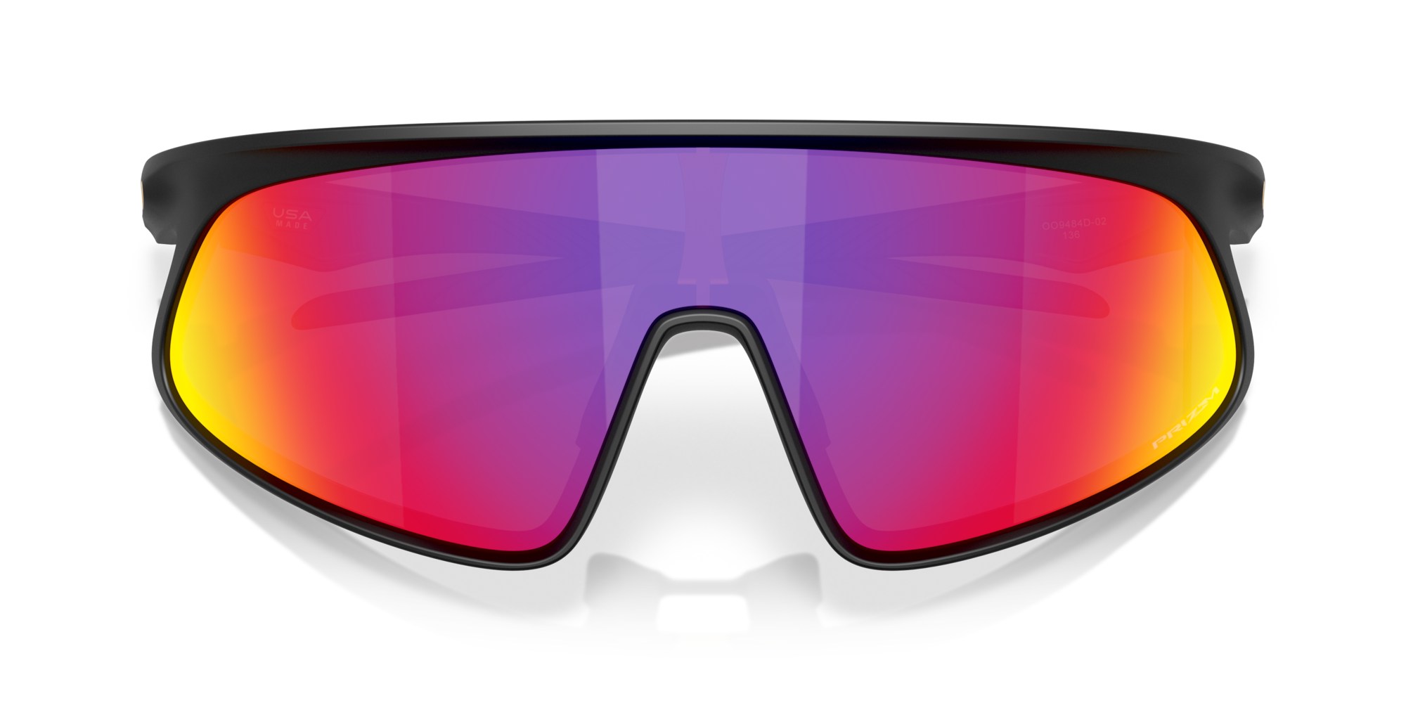 Oakley Okulary przeciwsłoneczne RSLV Matte Black / Prizm Road OO9484D-02