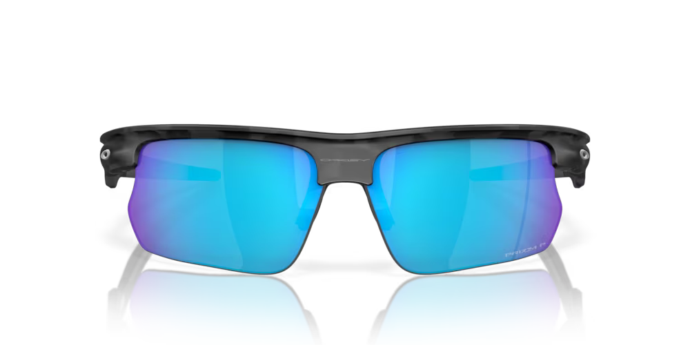 Oakley Sunglasses BISPHAERA Matte Grey Camo / Prizm Sapphire Polarized OO9400-05