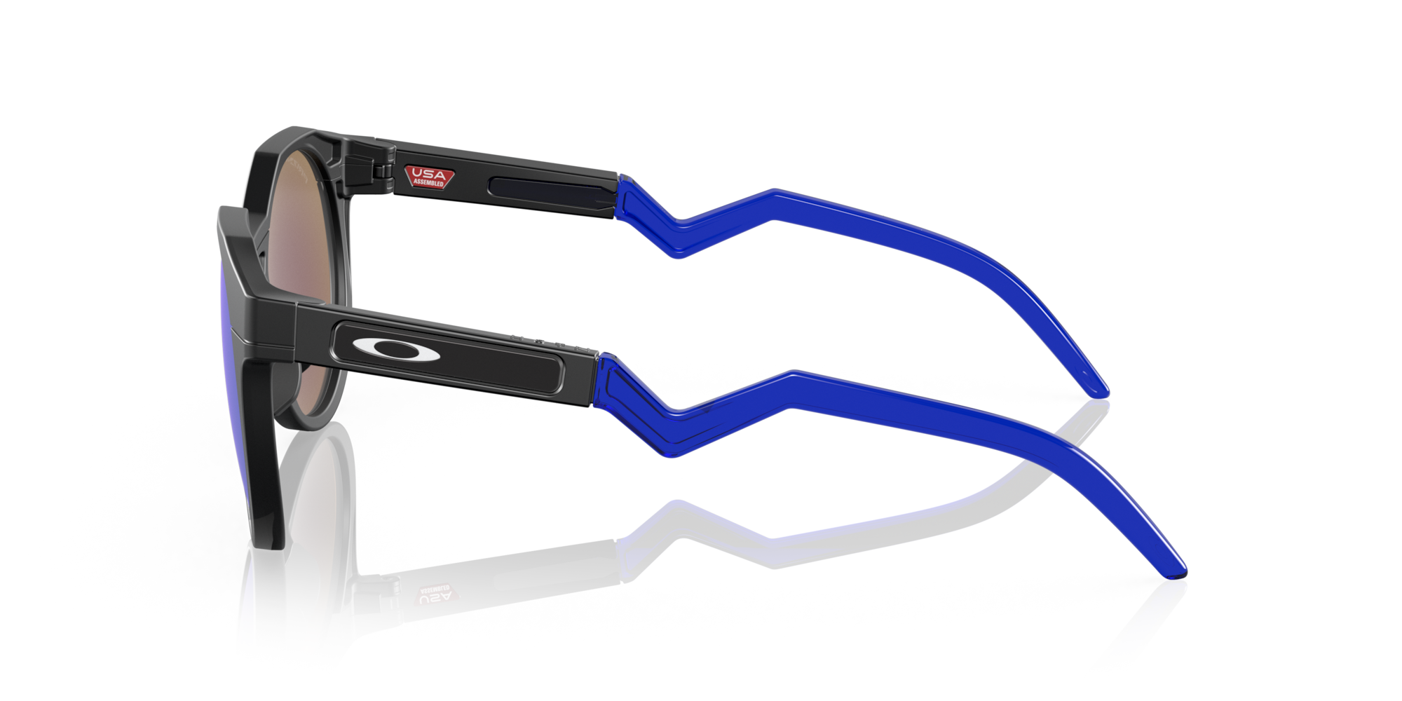 Oakley Okulary przeciwsłoneczne HSTN Matte Black / Prizm Sapphire Polarized OO9242-04