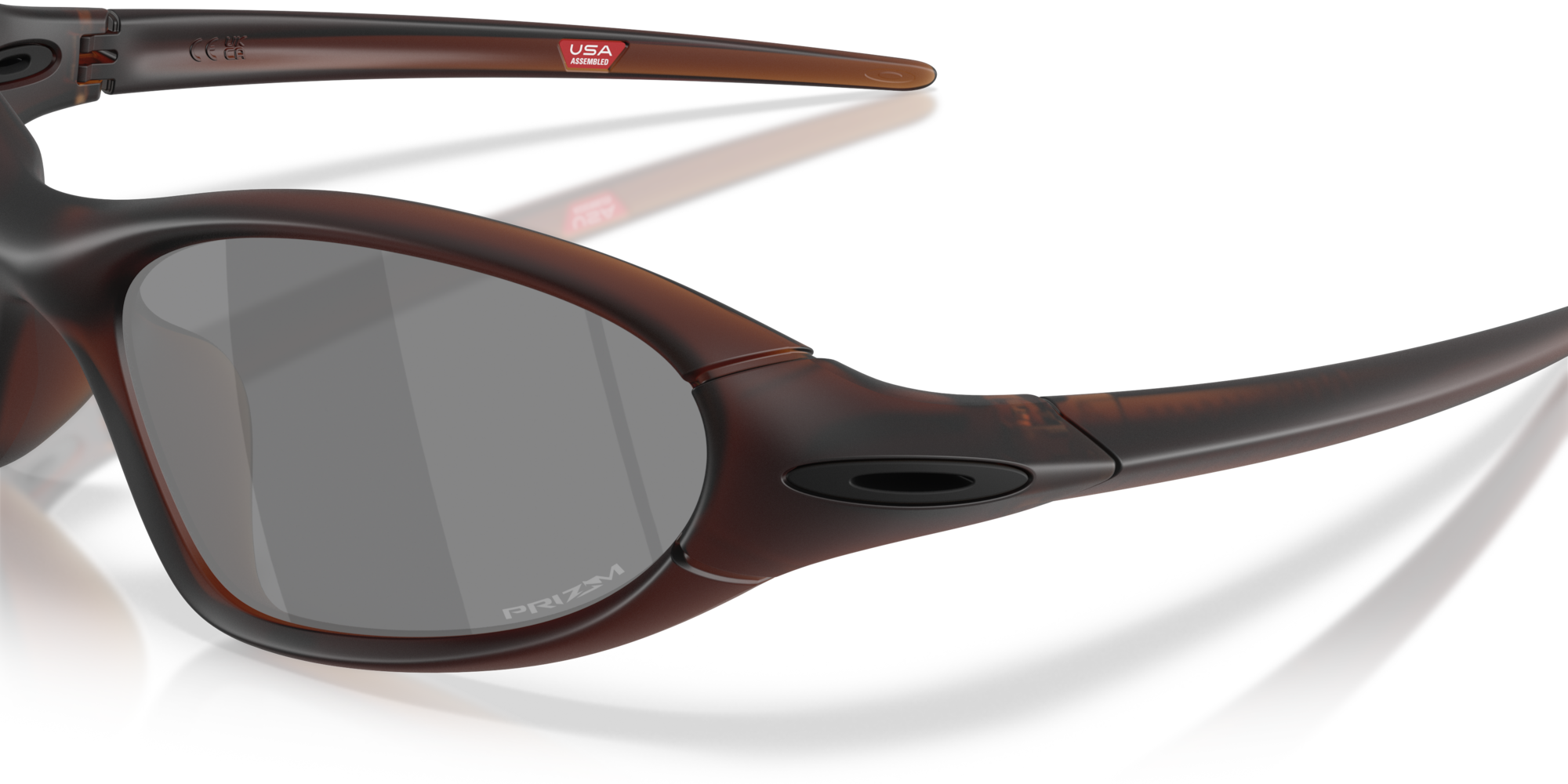 Oakley Okulary przeciwsłoneczne PORTAL JACKET Matte Rootbeer/Prizm Black OO9536-02