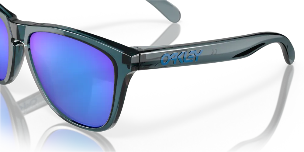 Oakley Okulary przeciwsłoneczne FROGSKINS Crystal Black/Prizm Sapphire Polarized OO9013-F6