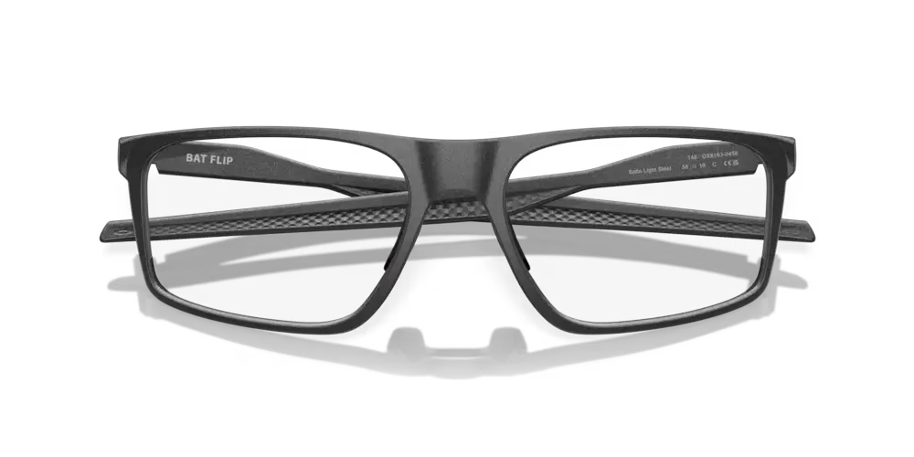 Oakley Okulary korekcyjne BAT FLIP Satin Light Steel OX8183-04