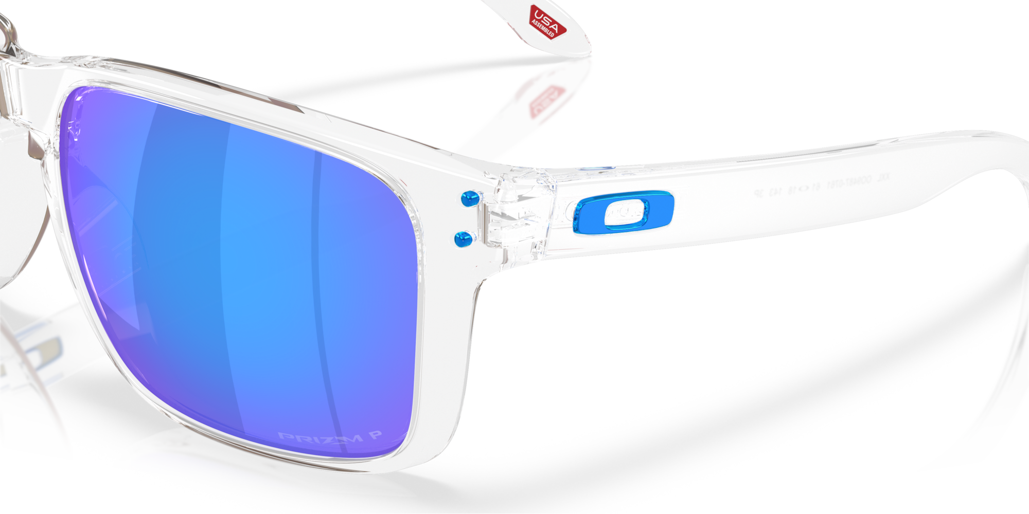 Oakley Okulary przeciwsłoneczne HOLBROOK XXL Polished clear / Prizm sapphire polarized OO9487-07