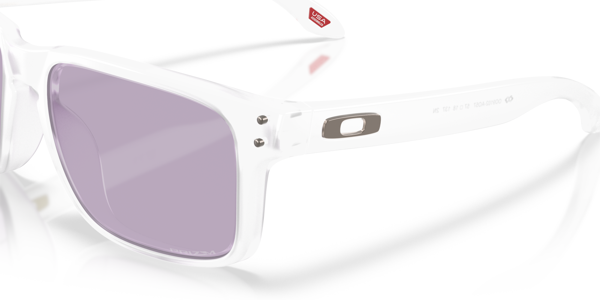 Oakley Okulary przeciwsłoneczne HOLBROOK Matte Clear / Prizm Slate OO9102-AO