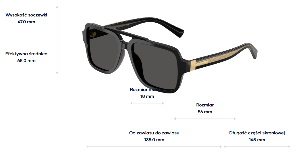 Dolce & Gabbana Okulary przeciwsłoneczne DG4544-501/87