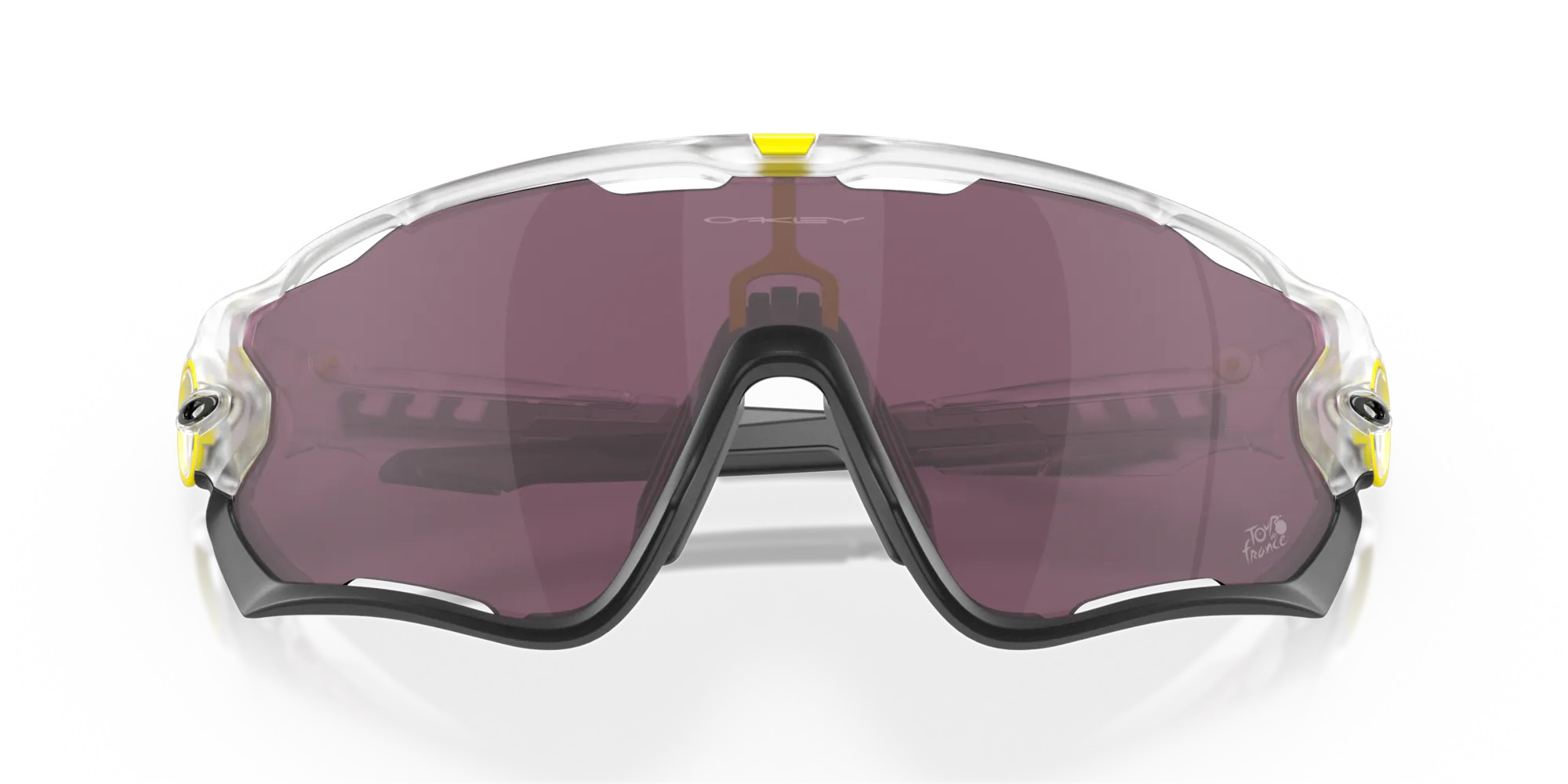 Oakley Okulary przeciwsłoneczne JAWBREAKER Tour de France 2022 Matte Clear/Prizm Road Black OO9290-72