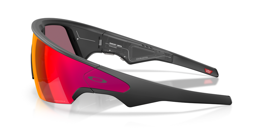 Oakley Meta Vanguard Black Frame / Prizm Road - sportowe okulary Meta AI z kamerą OW8001-01
