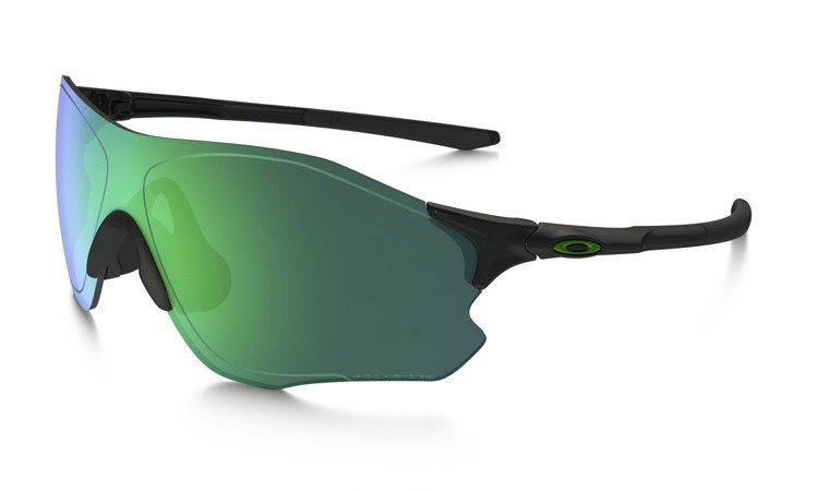 Oakley Sunglasses EVZERO PATCH Polished Black/Jade Iridium Polarized OO9308-08