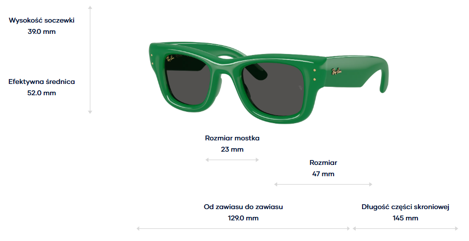 Ray-Ban x A$AP Rocky Okulary przeciwsłoneczne WAYFARER PUFFER RB4940-683487