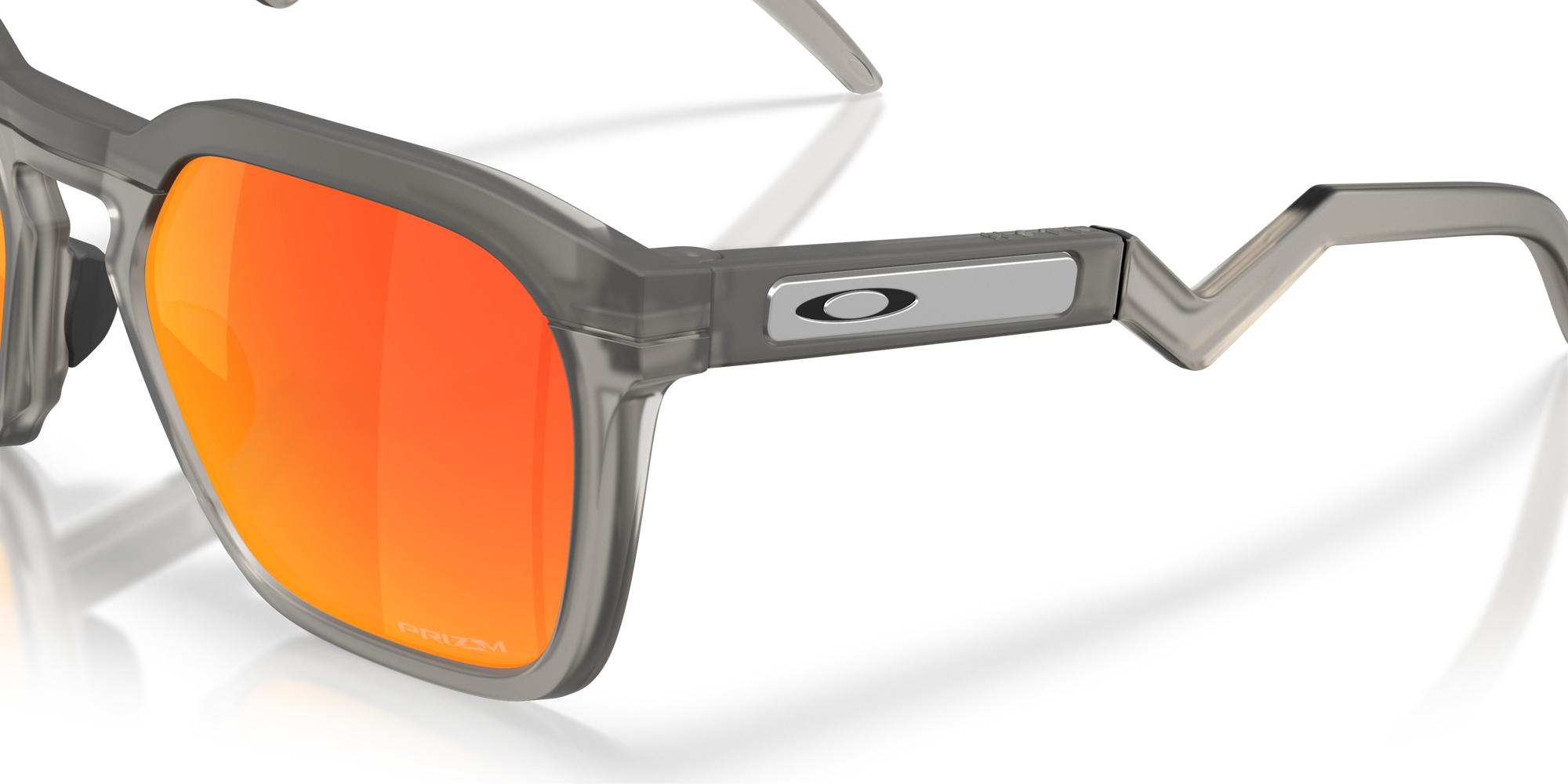 Oakley Okulary przeciwsłoneczne HSTN SQ Matte Grey Smoke / Prizm Ruby OO9533-02