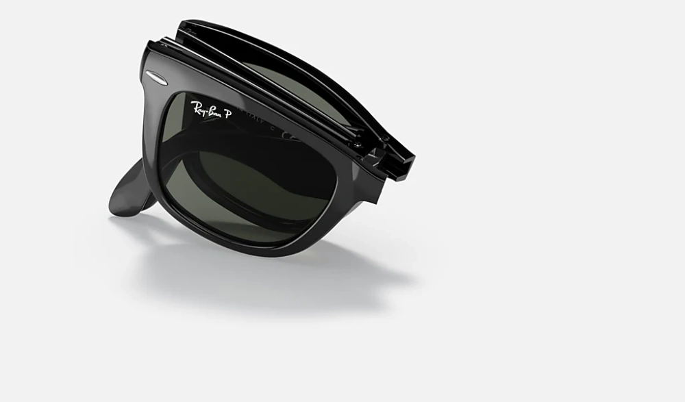 Ray-Ban Okulary przeciwsłoneczne z polaryzacją WAYFARER FOLDING RB4105 - 601/58