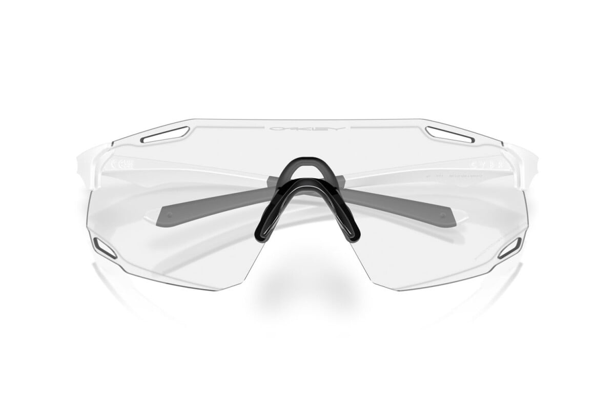 Oakley Okulary przeciwsłoneczne CYBR DYNO Matte White / Clear To Black Iridium Photochromic OO9513D-01