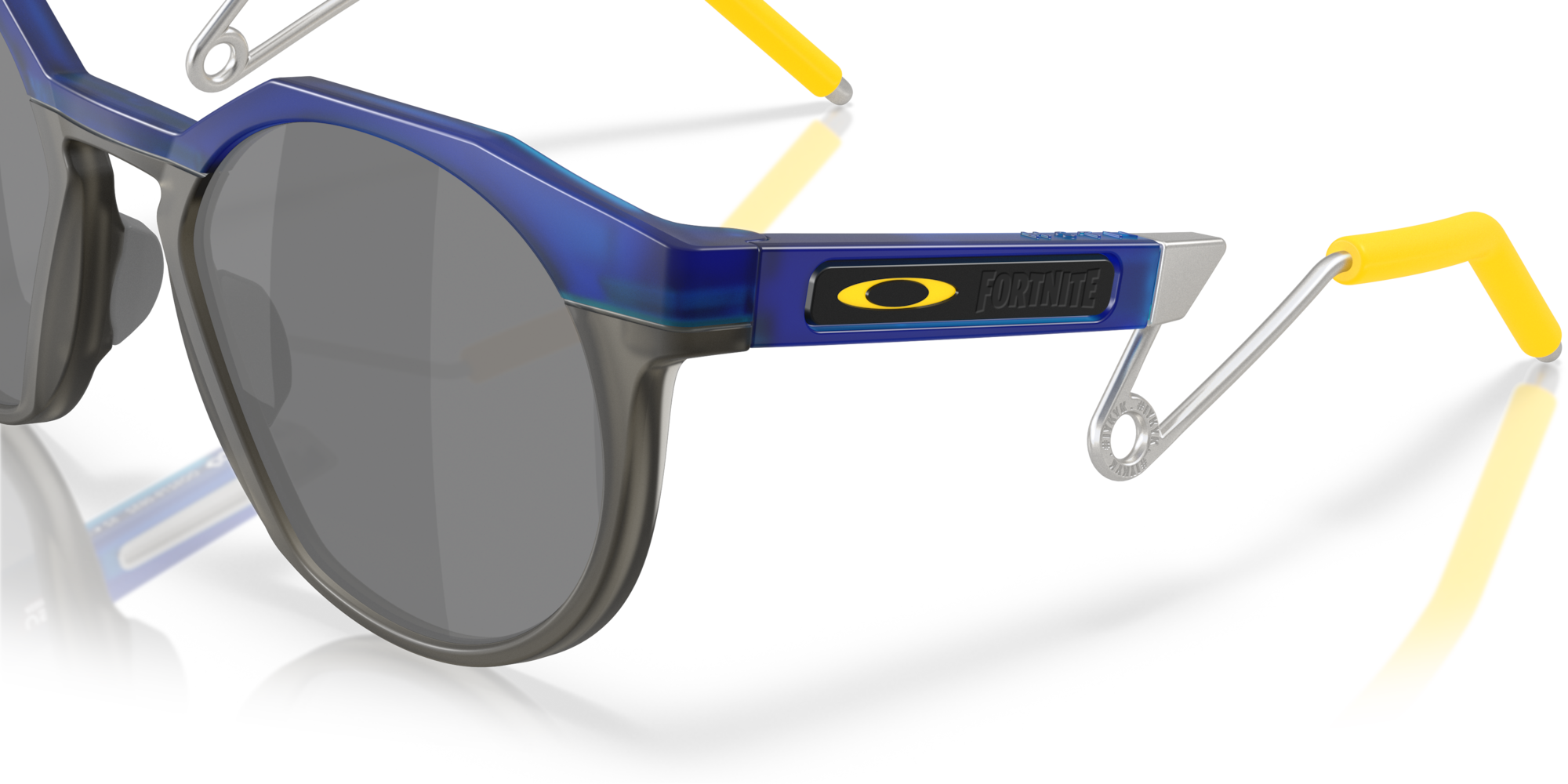 Oakley Okulary przeciwsłoneczne HSTN METAL Transparent Crystal Blue/Prizm Black OO9279-06