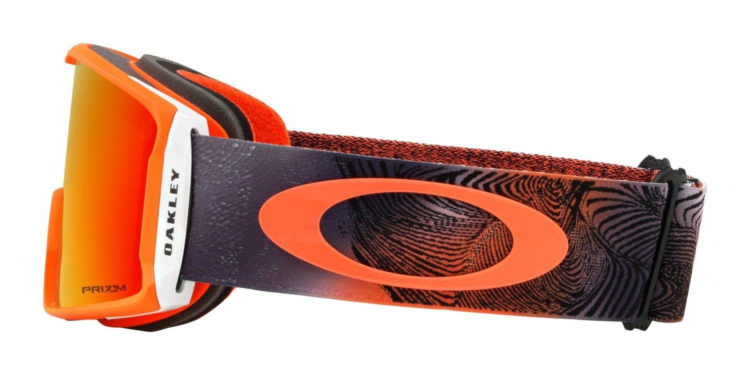 Oakley Goggles Line Miner Mystic Flow Neon Orange / Prizm Snow Torch Iridium OO7070-37