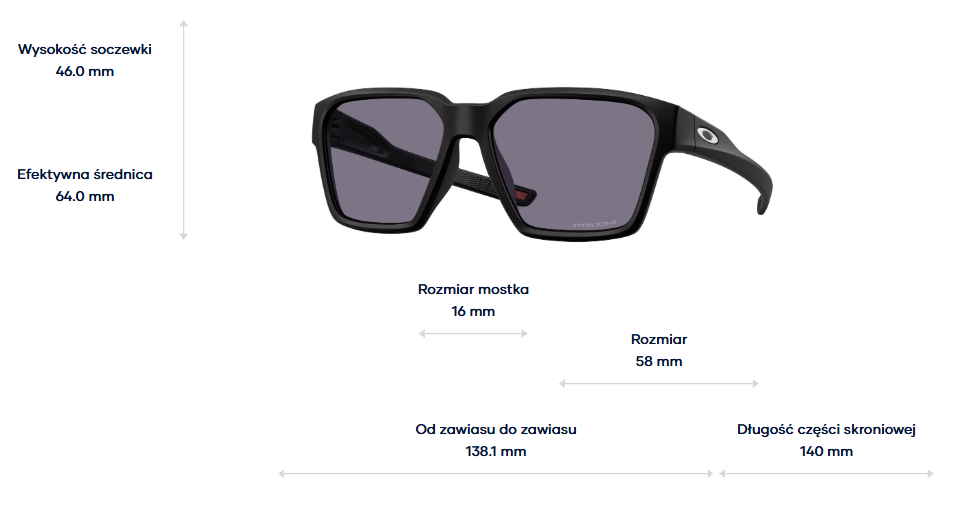 Oakley Okulary przeciwsłoneczne Briza Matte Black / Prizm Grey OO9497-01