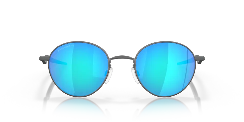 Oakley Sunglasses TERRIGAL Satin Light Steel, Prizm Sapphire Polarized OO4146-05