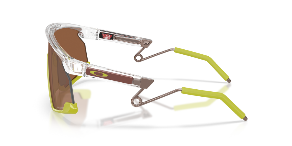 Oakley Okulary przeciwsłoneczne BXTR METAL Polished Clear / Prizm Tungsten OO9237-15