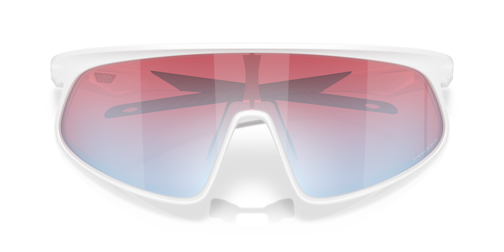 Oakley Okulary przeciwsłoneczne RSLV Matte White / Prizm Snow Sapphire OO9484D-08