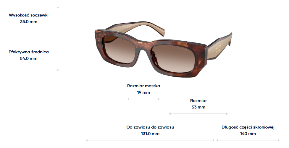 Prada Okulary przeciwsłoneczne PR B05S-00K10S
