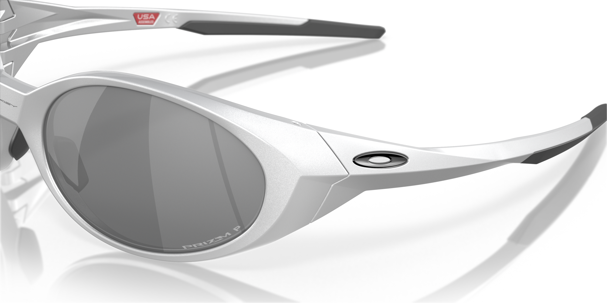 Oakley Sunglasses EYE JACKET REDUX Silver/Prizm Black Polarized OO9438-05
