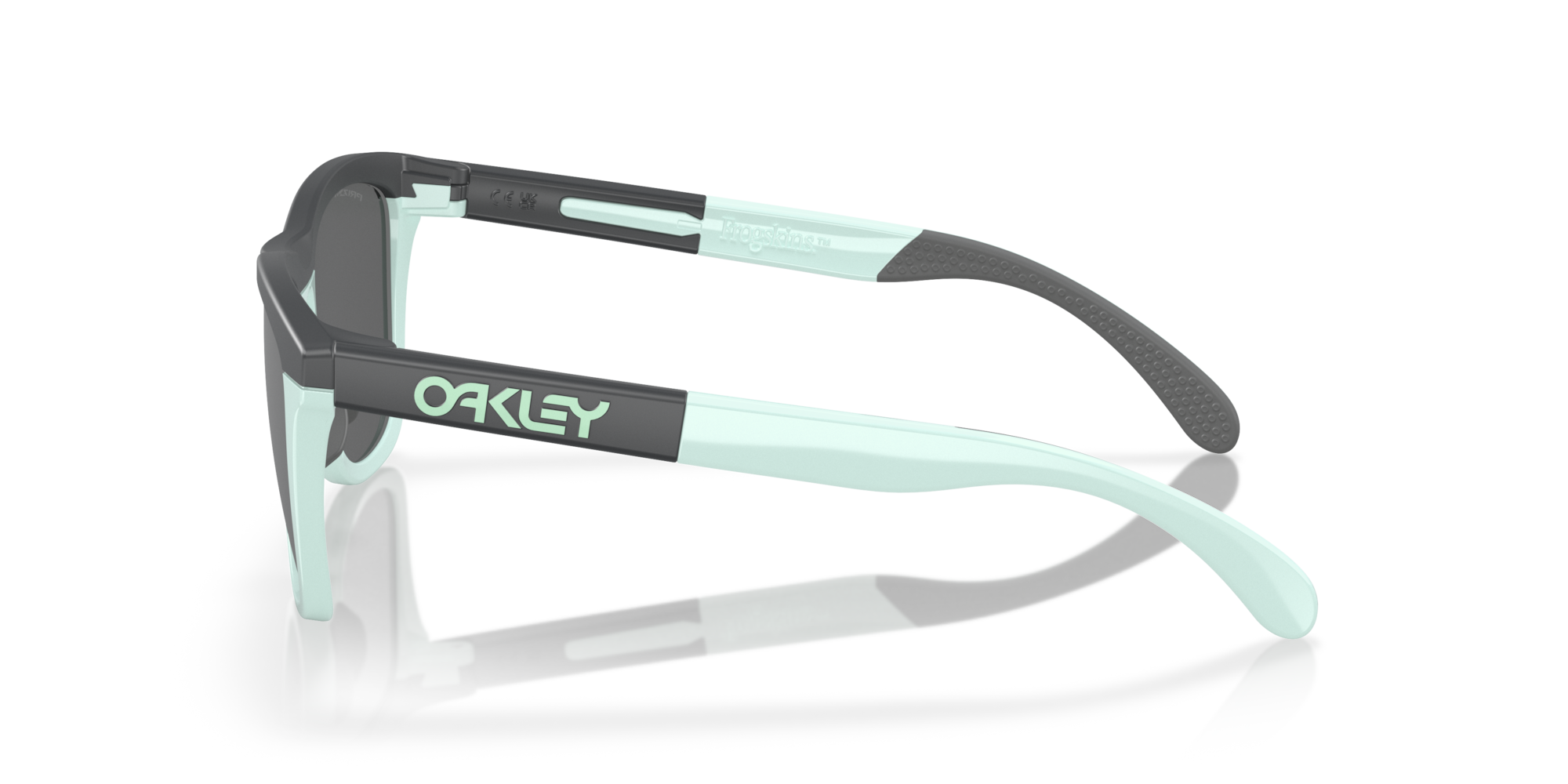 Oakley Sunglasses FROGSKINS RANGE Matte Carbon/Blue Milkshake/Prizm Black OO9284-03