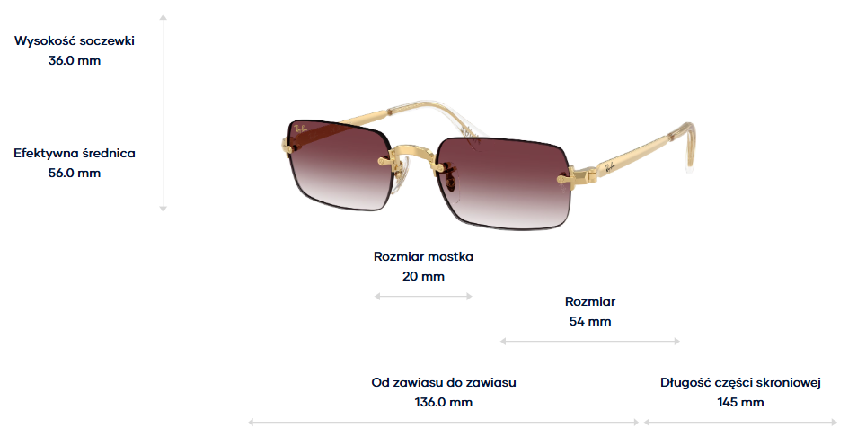 Ray-Ban x A$AP Rocky Okulary przeciwsłoneczne RB3928-001/8H