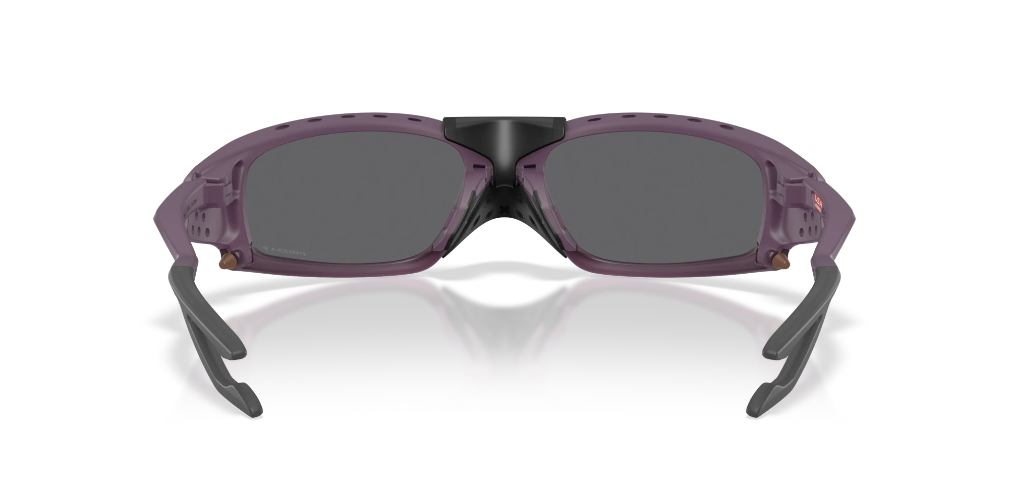 Oakley Sunglasses PLANTARIS SQ Obscura Collection Matte Aubergine/Prizm Black Polarized OO9529-09
