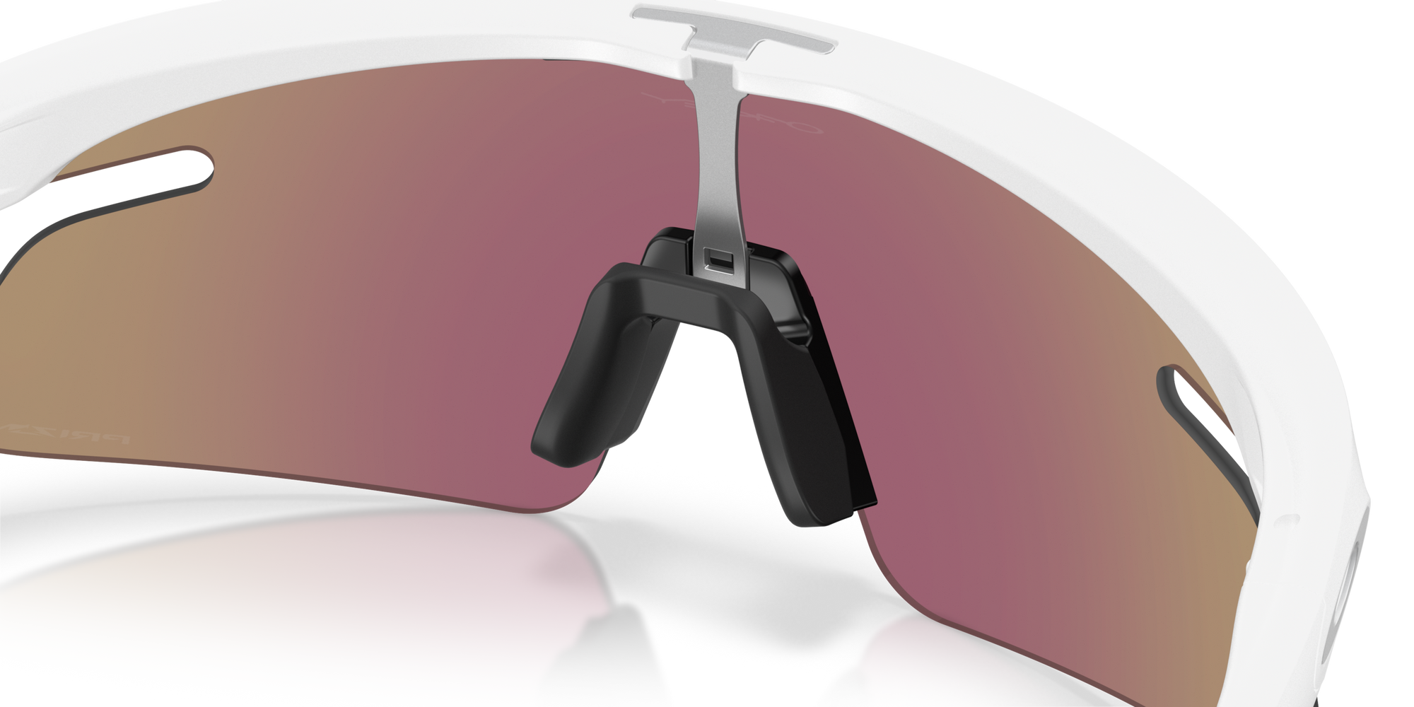 Oakley Okulary przeciwsłoneczne RSLV LITE Matte White / Prizm Sapphire OO9527D-04
