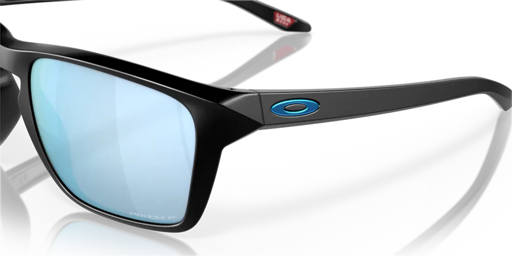 Oakley Okulary przeciwsłoneczne SYLAS Matte Black, Prizm Deep Water Polarized OO9448-27