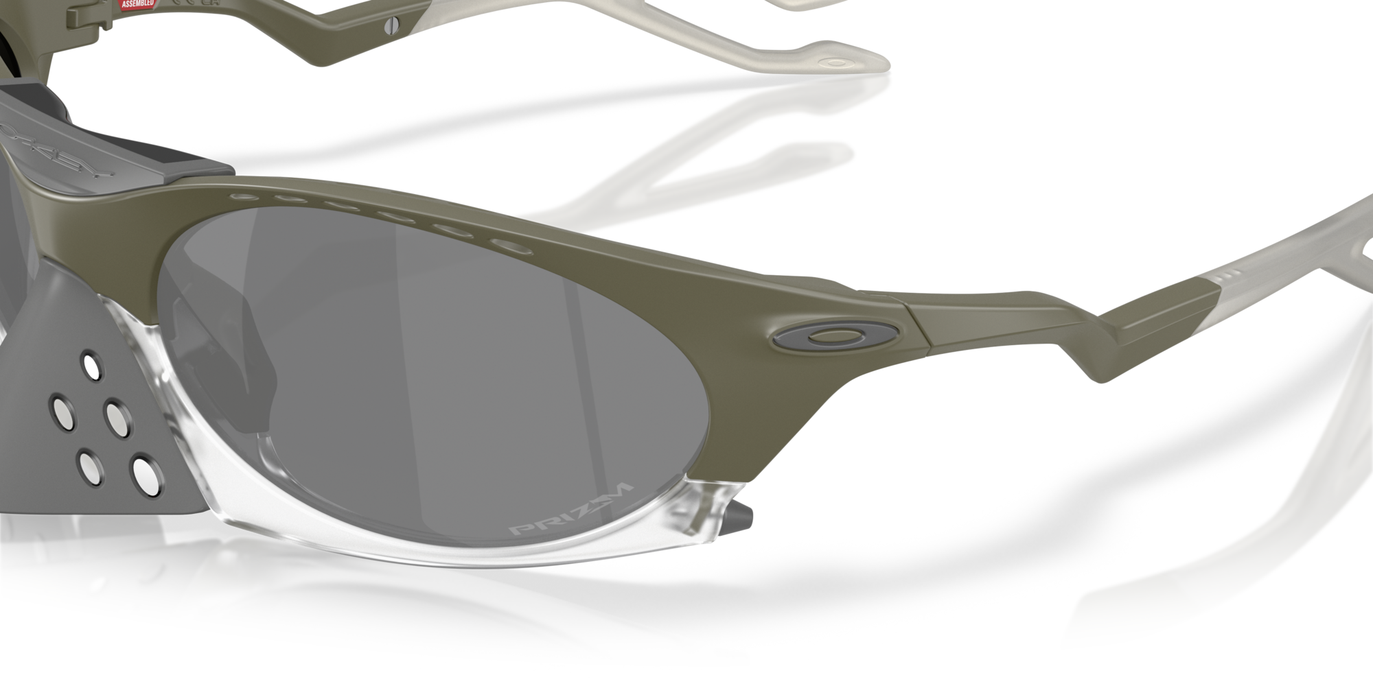 Oakley Okulary przeciwsłoneczne PLANTARIS Matte Moss Green / Prizm Black OO9437-07