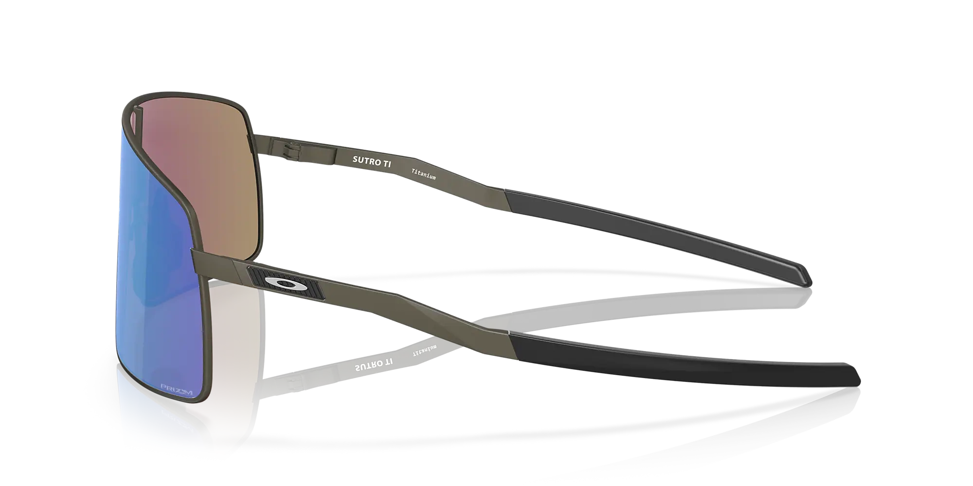 Oakley Okulary przeciwsłoneczne SUTRO TI Satin Lead / Prizm Sapphire OO6013-04