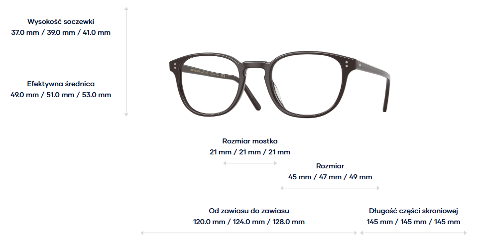 Oliver Peoples Okulary korekcyjne FAIRMONT OV5219-1772