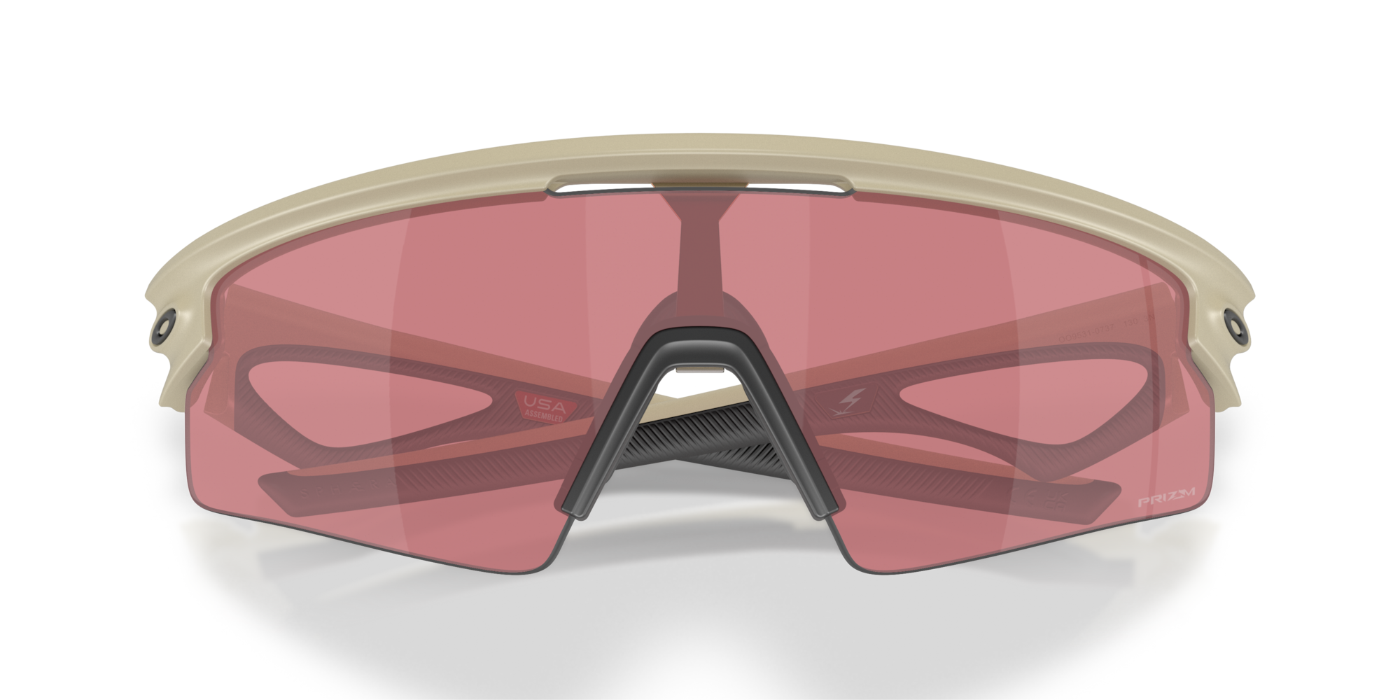 Oakley Okulary przeciwsłoneczne SPHAERA STRIKE Matte Sand / Prizm Dark Golf OO9531-07