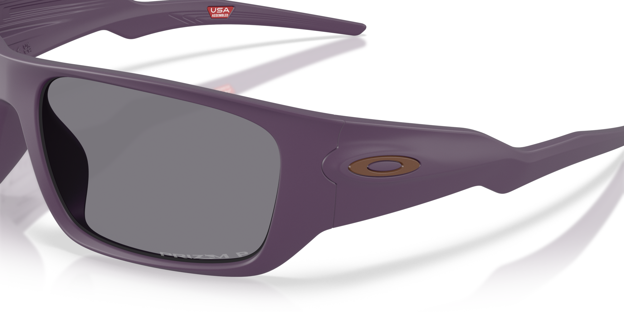 Oakley Okulary przeciwsłoneczne MASSETER Obscura Collection Matte Aubergine/Prizm Grey Polarized OO9486-19