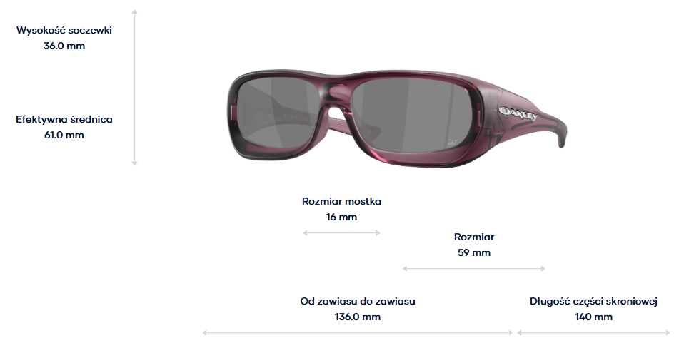 Oakley Okulary przeciwsłoneczne Justin Jefferson Signature Series DE SOTO Matte Transparent Indigo / Prizm Black OO9494-06