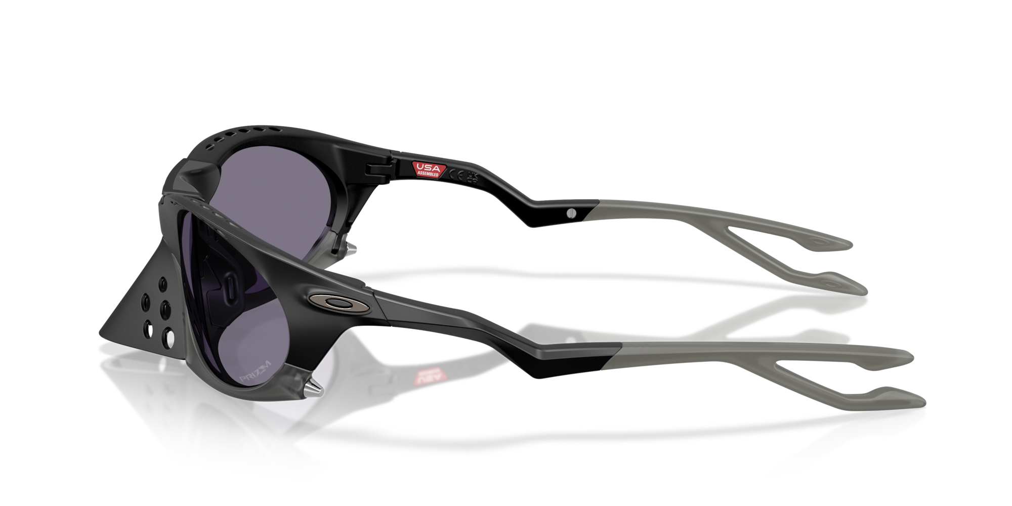 Oakley Okulary przeciwsłoneczne PLANTARIS Matte Black/Prizm Grey OO9437-01