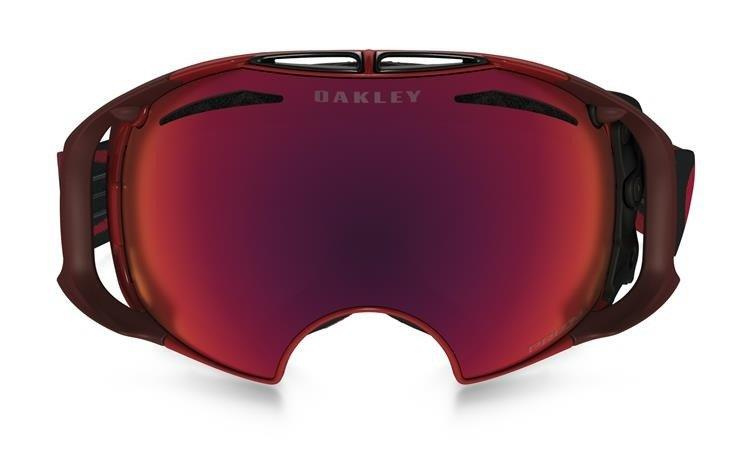 OAKLEY Gogle AIRBRAKE Obsessive Lines Red/Prizm Torch Iridium & Prizm Rose OO7037-55