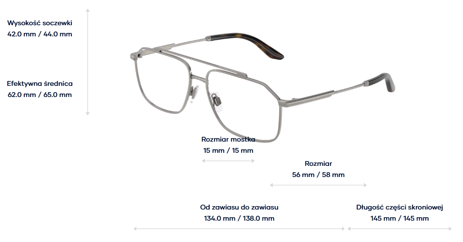 Dolce & Gabbana Okulary korekcyjne DG1364-04