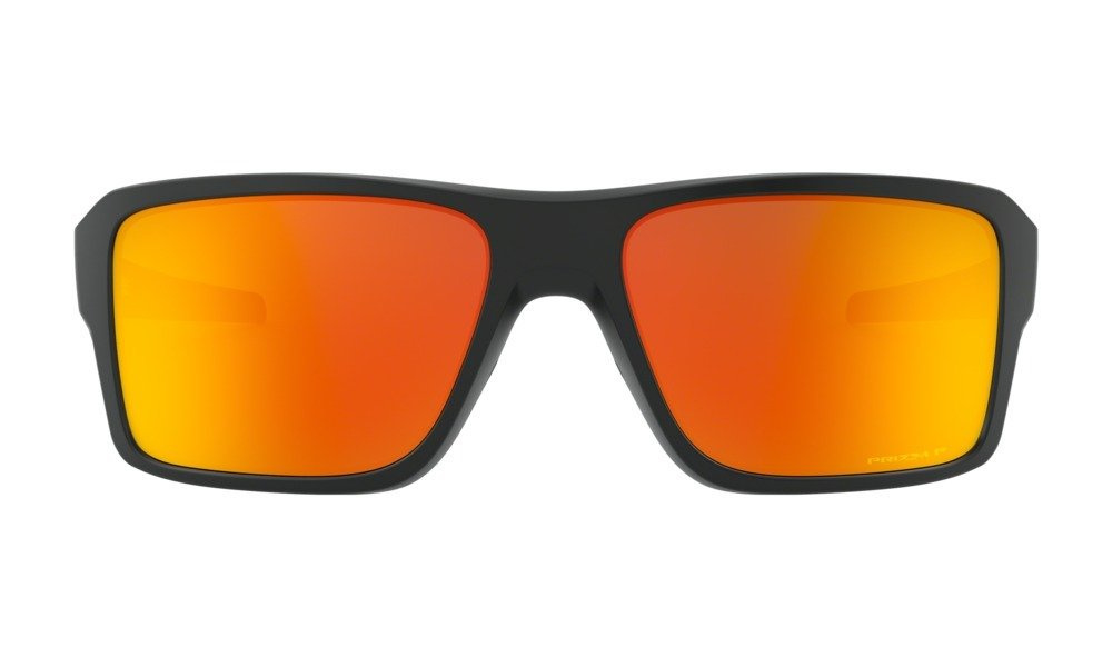 Oakley Okulary przeciwsłoneczne DOUBLE EDGE Matte Black Prizmatic/Prizm Ruby Polarized OO9380-23