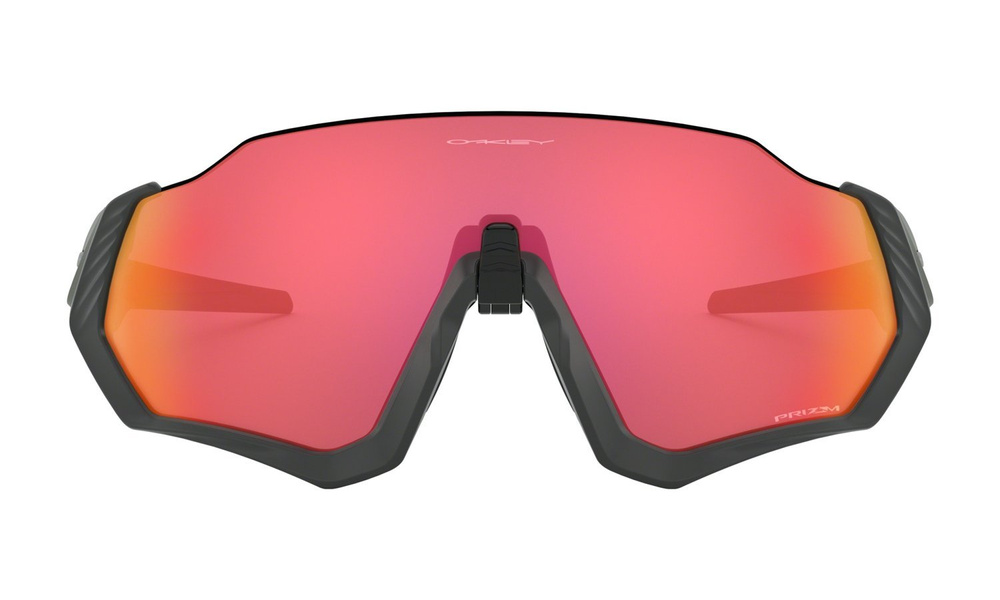 Oakley Okulary przeciwsłoneczne FLIGHT JACKET Matte Steel/Prizm Trail Torch OO9401-17