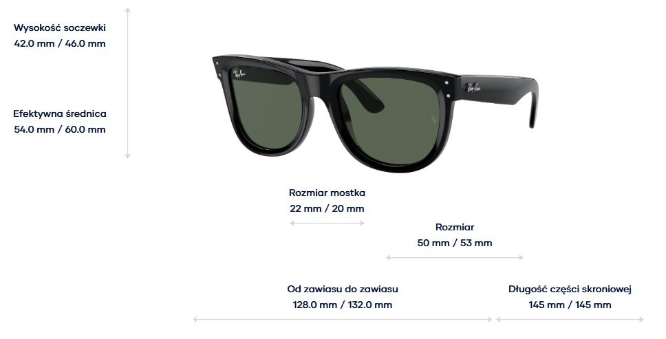 Ray-Ban Okulary przeciwsłoneczne WAYFARER REVERSE RBR0502S-6677VR