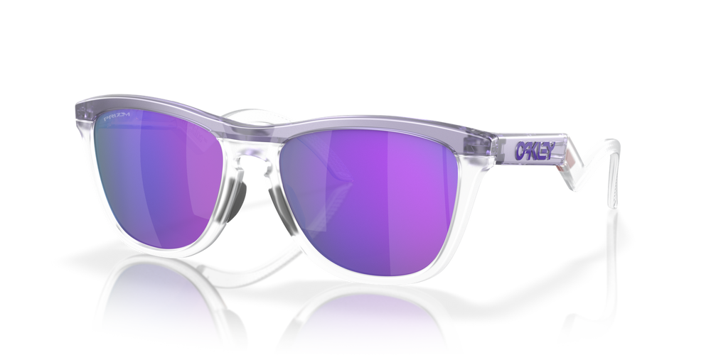 Oakley Okulary przeciwsłoneczne FROGSKINS HYBRID Matte Lilac/Matte Clear/Prizm Violet OO9289-01