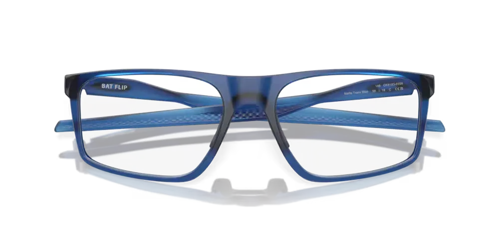 Oakley Okulary korekcyjne BAT FLIP Matte Transparent Blue OX8183-03