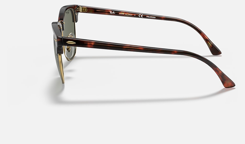 Ray-Ban Okulary przeciwsłoneczne z polaryzacją CLUBMASTER RB3016-990/58