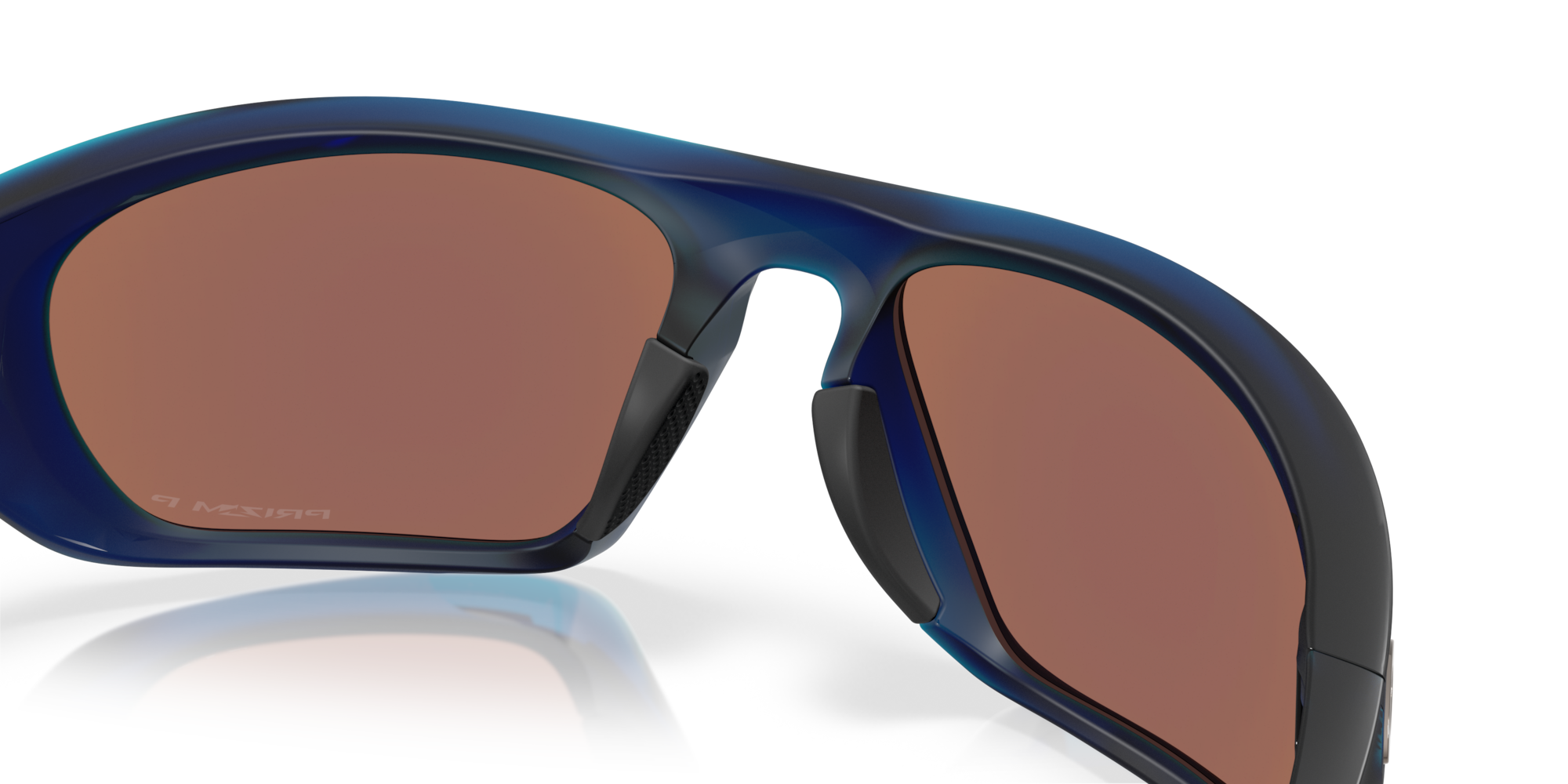 Oakley Okulary przeciwsłoneczne LATERALIS Matte Transparent Blue /Prizm Deep Water Polarized OO9431-03
