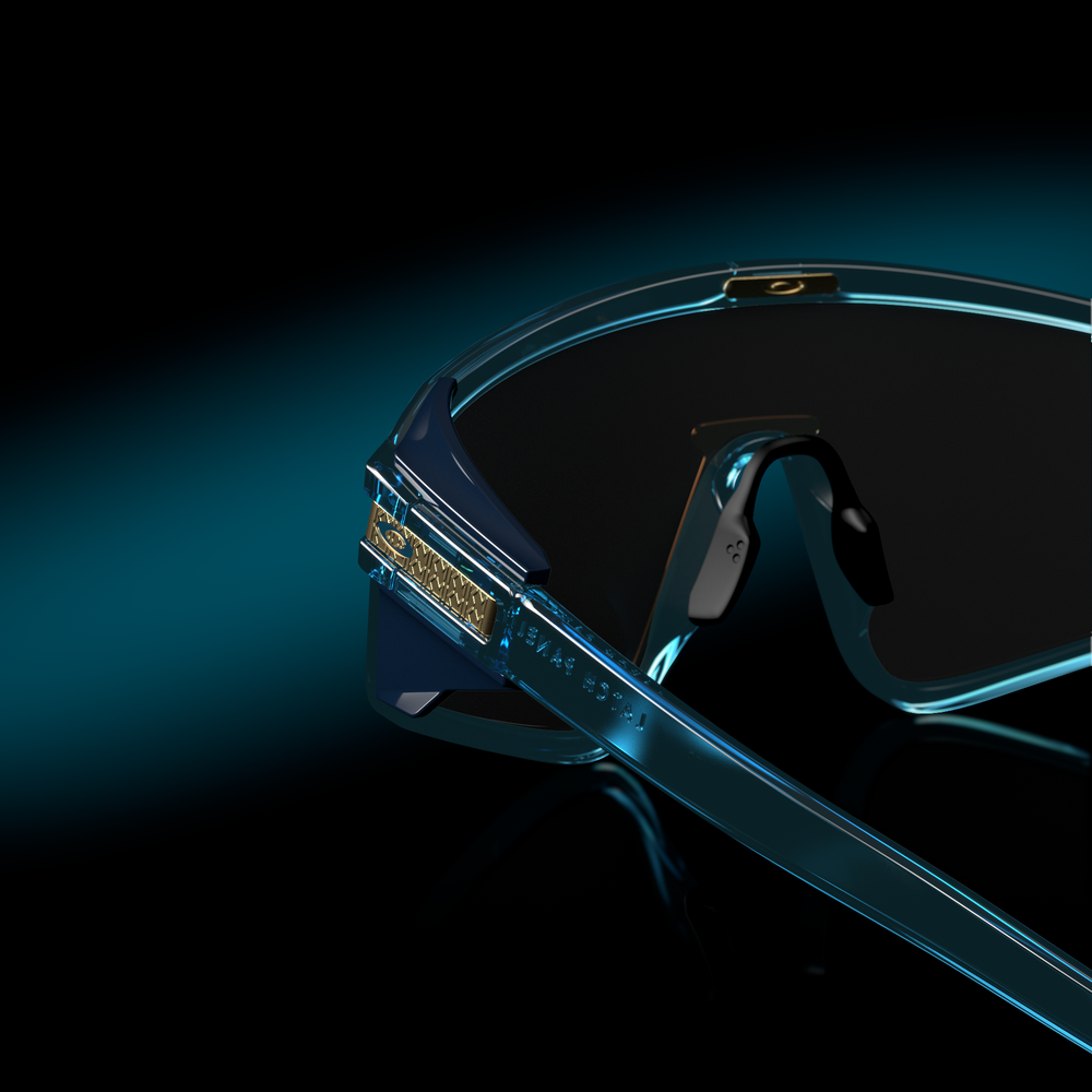 Oakley Okulary przeciwsłoneczne LATCH PANEL Transparent Stonewash / Prizm Tungsten OO9404-08