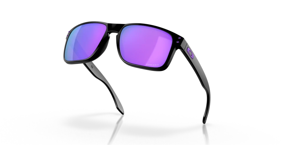 Oakley Okulary przeciwsłoneczne HOLBROOK Matte Black/Prizm Violet OO9102-K6