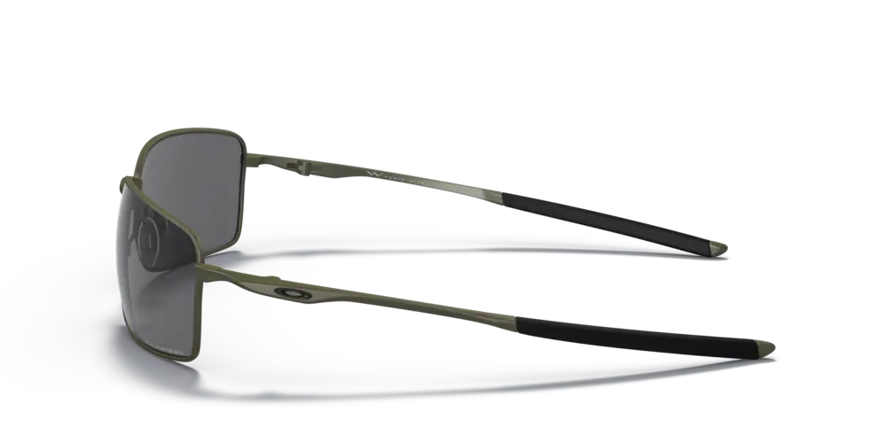 Oakley Sunglasses  SQUARE WIRE Carbon/Grey Polarized OO4075-04