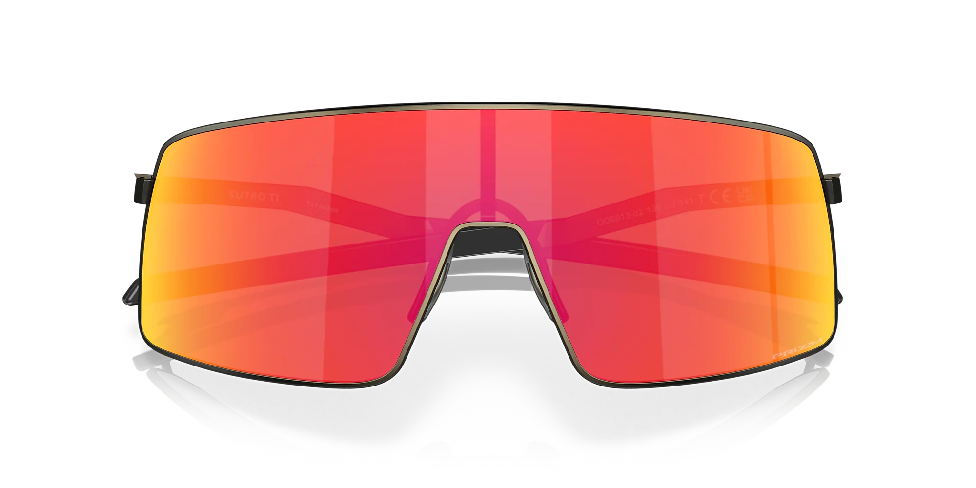 Oakley Sunglasses Sutro TI Satin Carbon, Prizm Ruby OO6013-02