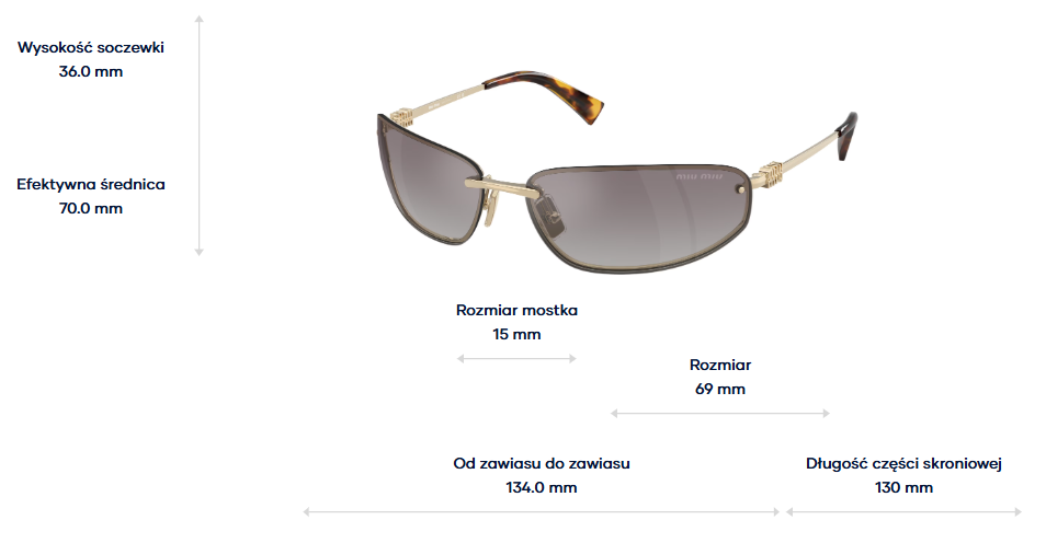 Miu Miu Sunglasses MU A50S-ZVN30C